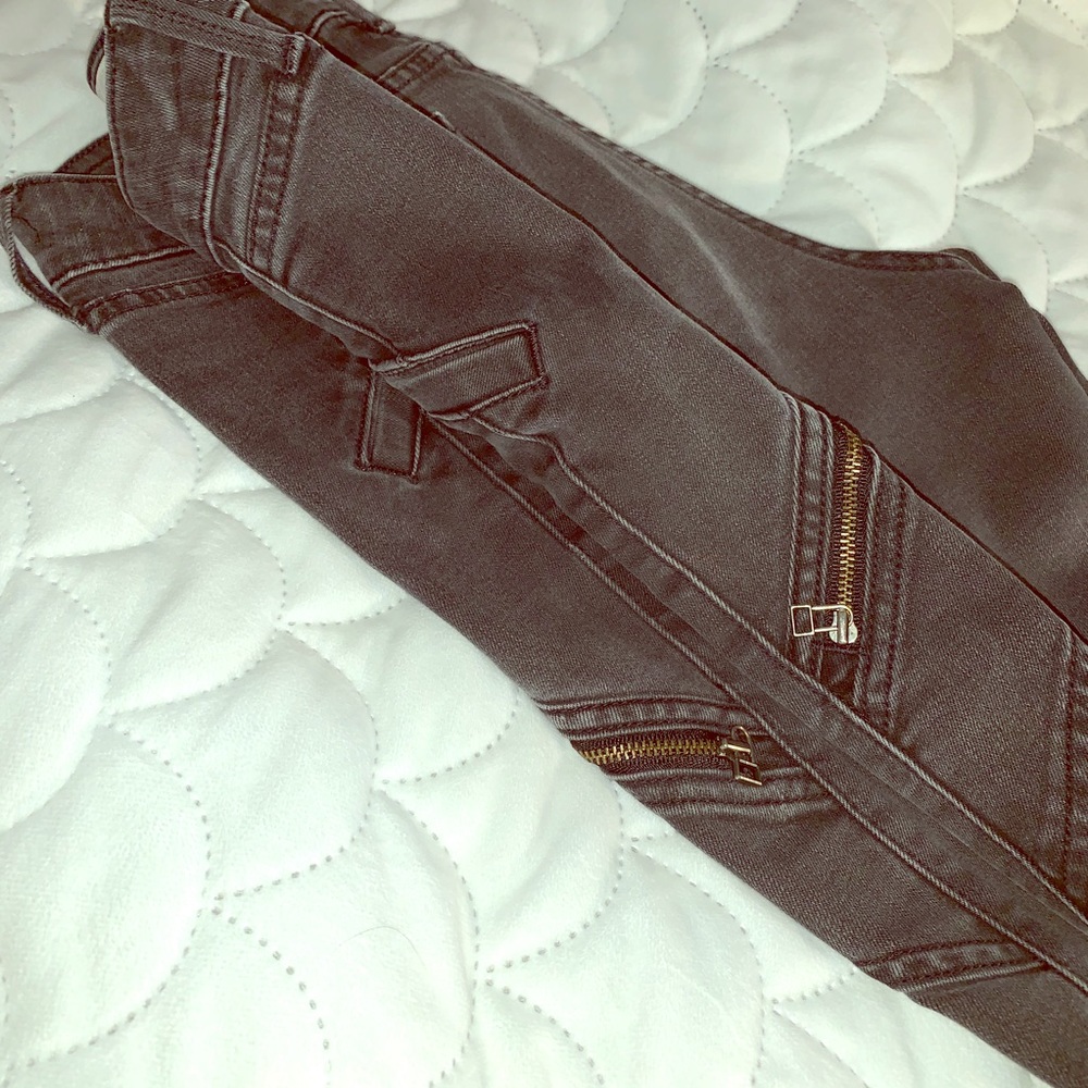 Treasure & Bond skinny moto jeans